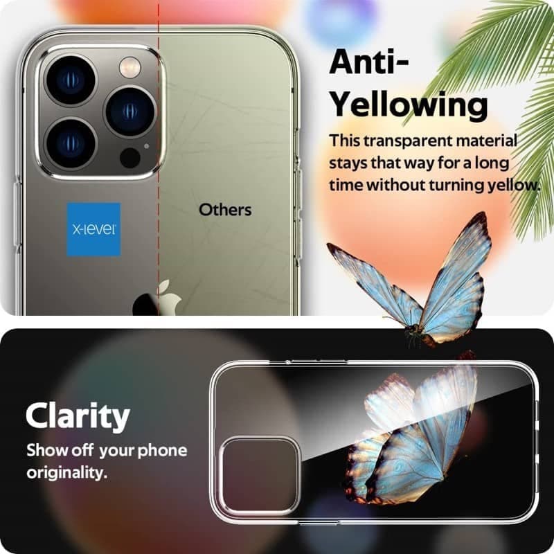 iPhone 15 Pro Max - X-Level Antislip Clear Case Hülle Transparent – 2