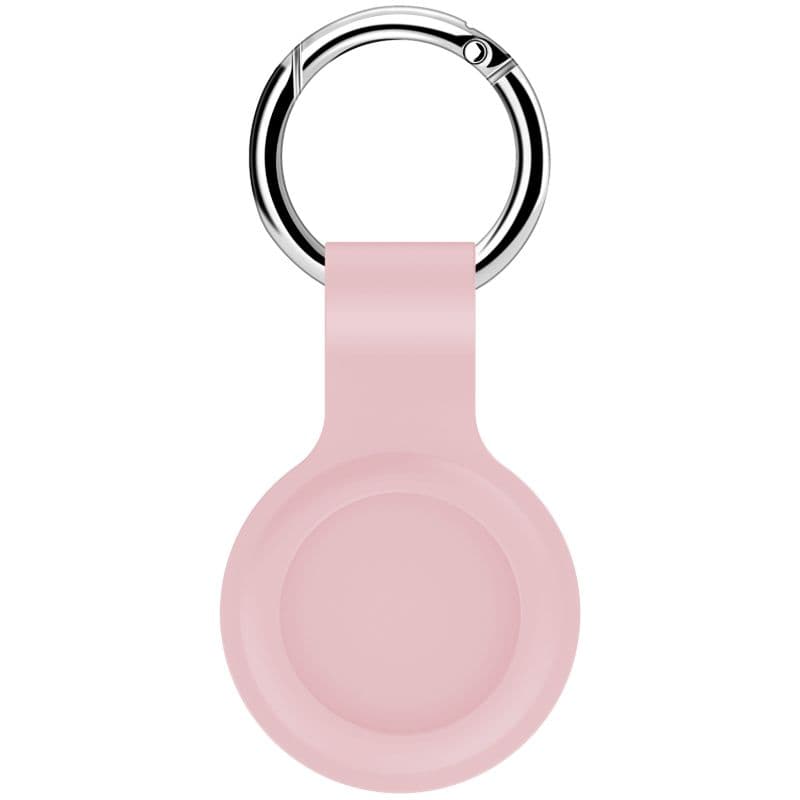 Set di 2 cover per portachiavi AirTag - Custodia in silicone iCarer, rosa (XYSK002-PK)