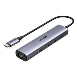 Ugreen - USB-C to USB3.0 Ethernet Adapter 1000 Mbps (CM475 / 20932), gray/black – Bild 1