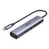 Ugreen - USB-C to USB3.0 Ethernet Adapter 1000 Mbps (CM475 / 20932), gray/black