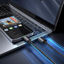 McDodo - USB-A to Lightning Cable with Charging Light, 36W Fast Charging, Black – Bild 5