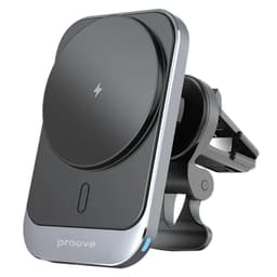 Proove - Square Magnetic Pro Car Mount with Wireless Charger, Schwarz – Bild 1