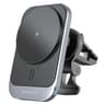 Proove - Square Magnetic Pro Car Mount with Wireless Charger, Schwarz