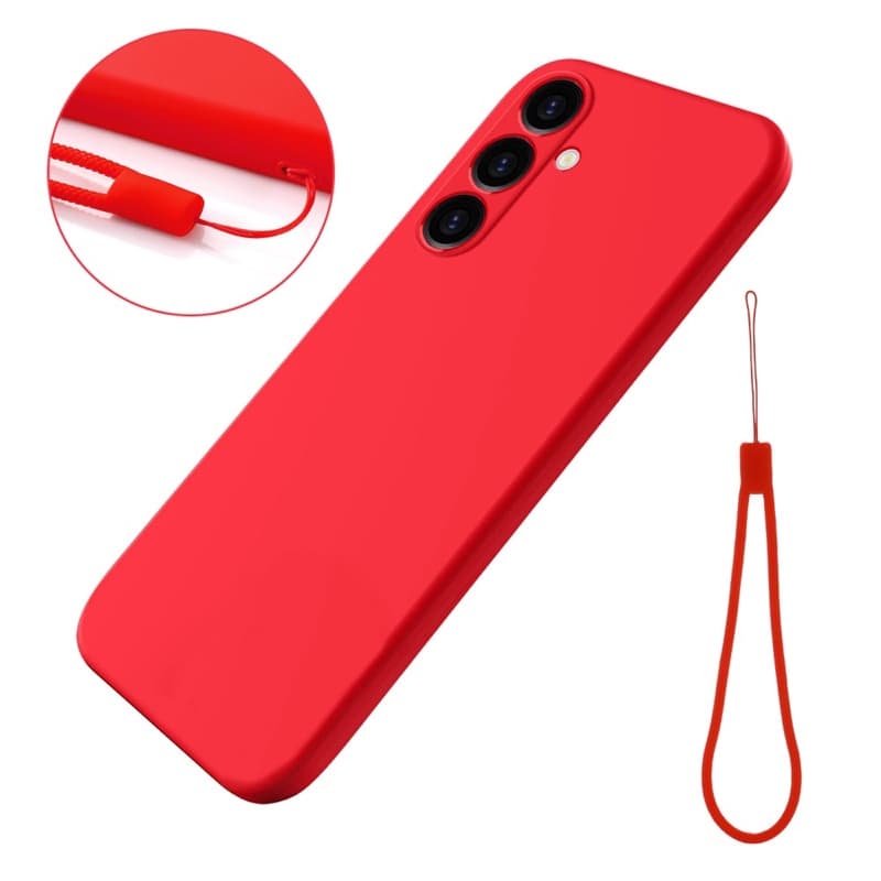 Samsung Galaxy S24 FE - Silicone protective case, red – 2