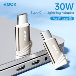 Rock - RCL0016 Adapter Lightning weiblich auf USB-C männlich Adapter – Bild 4