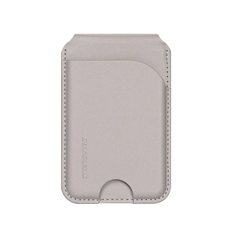 iPhone 12/13/14/15/16 Series . Dux Ducis Magnetic Leather Wallet Stand with MagSafe, Grau