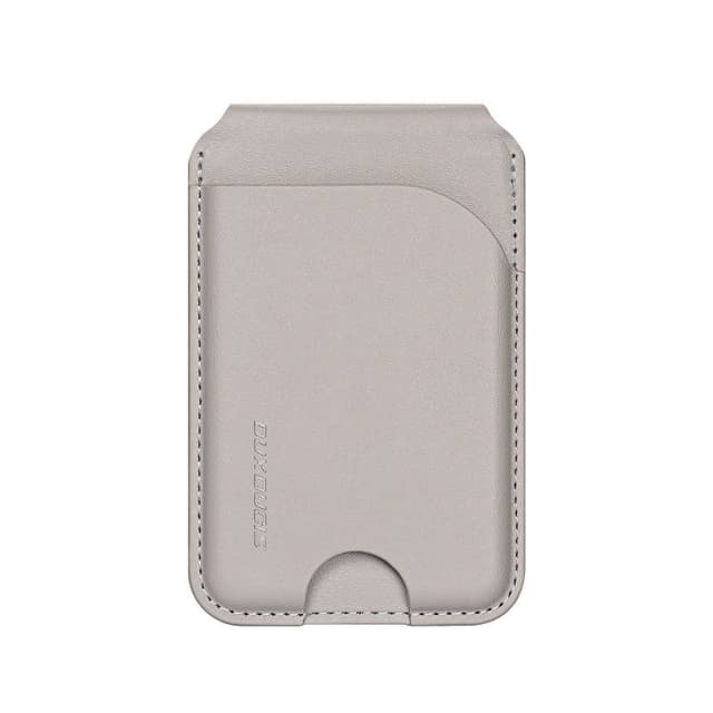 iPhone 12/13/14/15/16 Series . Dux Ducis Magnetic Leather Wallet Stand with MagSafe, Gray