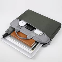 Okade - Borsa per MacBook / Laptop, 15,6 pollici, T66, verde oliva – Bild 7