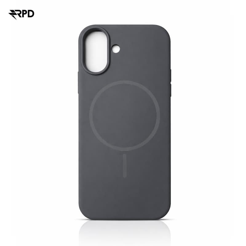 iPhone 17 - MagSafe Slimline Silikon Case, Dunkelgrau