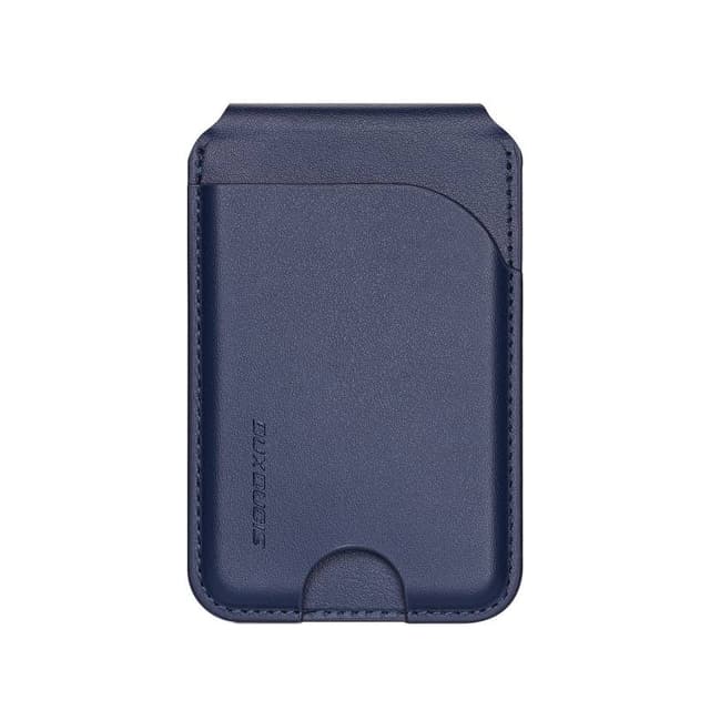 iPhone 12/13/14/15/16 Series . Dux Ducis Magnetic Leather Wallet Stand with MagSafe, blau