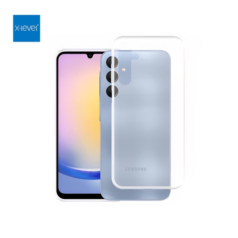 Samsung Galaxy A36 - Custodia trasparente antiscivolo X-Level, trasparente
