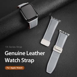 Apple Watch - cinturino in vera pelle DUX Gadget Series (42MM-49MM) versione YA, grigio – Bild 5