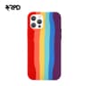 iPhone 14 Pro - Silicone Case Rainbow - Rainbow pattern