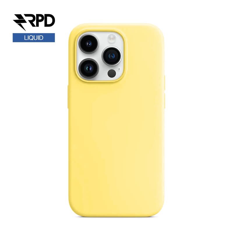 iPhone 14 Plus - Silicone Case Canary Yellow (gelb), Liquid (Magsafe-Version)