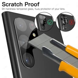 Samsung Galaxy S25 Plus - Vetro temperato / fotocamera posteriore in vetro blindato - nero a tutta superficie – Bild 2