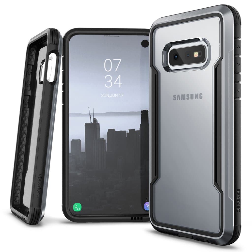Galaxy S10e – custodia Raptic/X-Doria Defense Shield nera