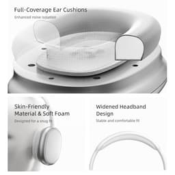 ROCK O5 - HiFi Wireless Headphones, Silver – Bild 4