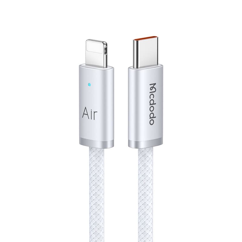 McDodo - Cab Luma, 36W USB-C vers Lightning Air câble, 1.2m blanc