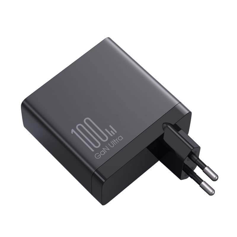 GaN Ultra JR-TCG04EU 100W 3C1A Fast Charger-Black+100W C to C Cable 1.2m-Black (EU) – 4