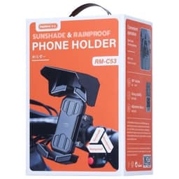 REMAX - Mobile phone holder with sun protection for e-scooter, motorcycle and bicycle, black (RM-C53) – Bild 2