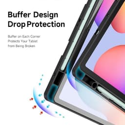 Samsung Galaxy Tab S6 Lite (2020/2022/2024) - Dux Ducis Magi Series, stand-up flip case, black – Bild 2