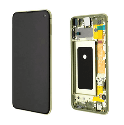 Samsung Galaxy S10e verre frontal / LCD jaune, neuf, pulled – Bild 1