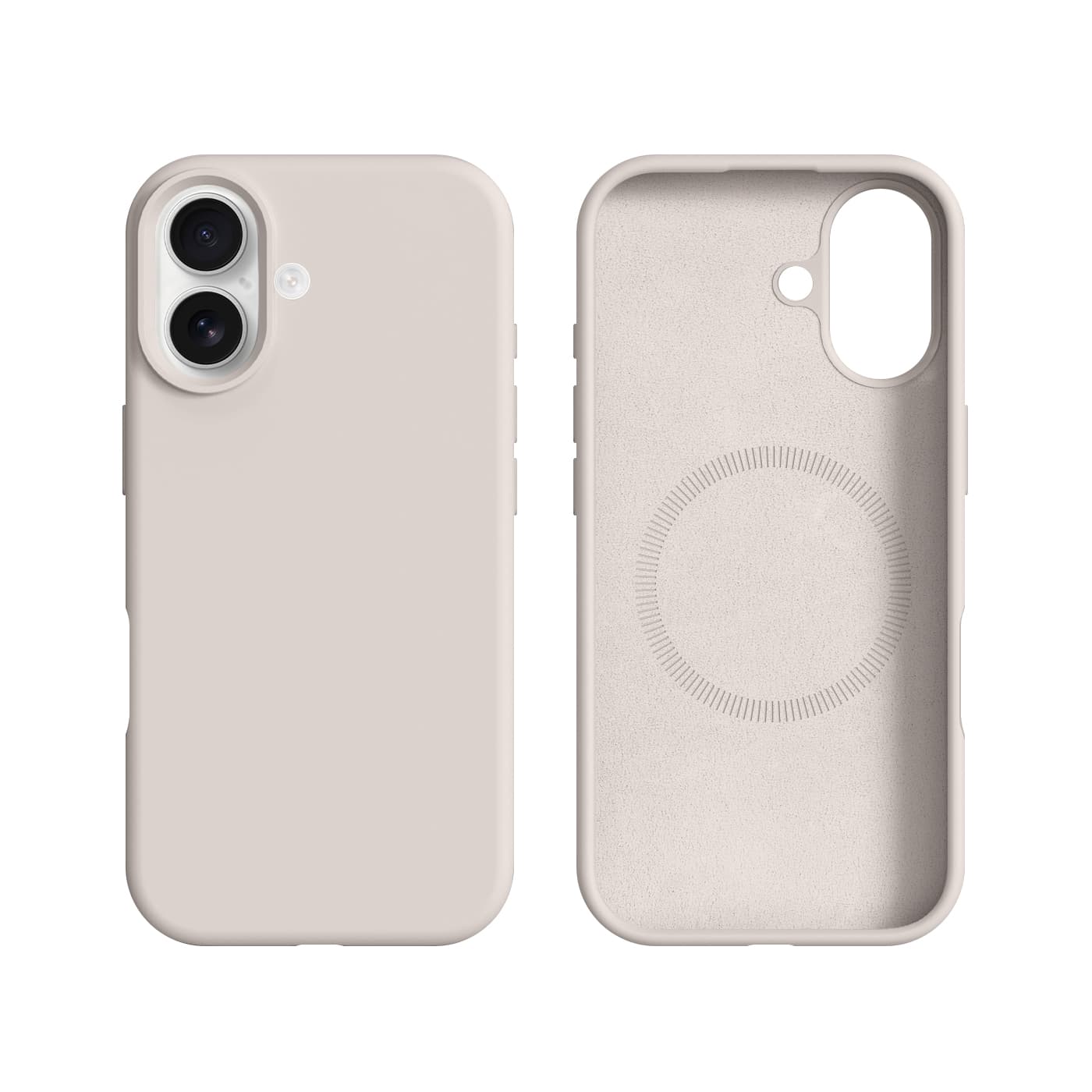 RPD - iPhone 17 Burom Silicone Case mit MagSafe, Weiss