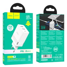 Hoco 30W three-port travel adapter (N21 Pro) USB-A & USB-C – Bild 2
