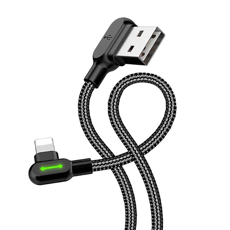 McDodo - 90° Type-A to Lightning, Charging and Data Cable, 3m, noir – 2