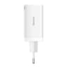Baseus - GaN5 Pro - Schnellladegerät 2C+U, 65W EU, Weiss (CCGP120202)