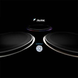 ANANK iPhone 17 Pro / 17 Pro Max - Vetro blindato della fotocamera posteriore - Safir con certificato GIA, titanio fiammato – Bild 5