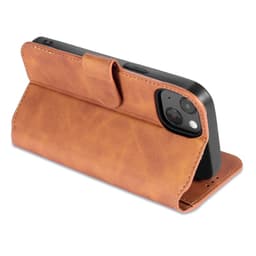 iPhone 13 Mini - DG.MING Vintage Flip Case, 3 card slots, magnetic closure, camel brown – Bild 7