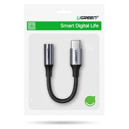 Ugreen – USB-C auf 3.5 mm DAC Kopfhöreradapter (AV161 / 80154), grau/schwarz – Bild 8