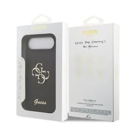 iPhone Air - Custodia Guess con logo in metallo, nero GUHCP17MHG4SGK – Bild 5