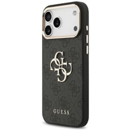 iPhone 17 Pro Max - Étui métal logo or, noir GUHCP17X4GMGCGR – Bild 2