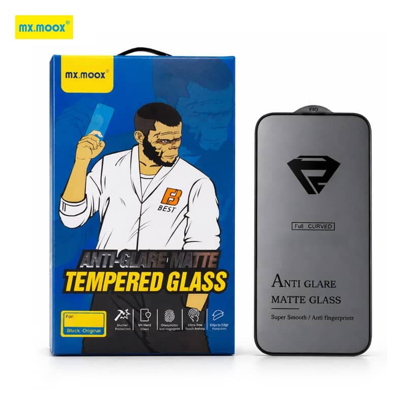iPhone 15 Pro - Mx. Moox Panzerglas Anti-Glare Matt