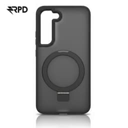 Samsung Galaxy S23 - Custodia MagSafe con anello, nera, robusta custodia posteriore in plastica – Bild 1