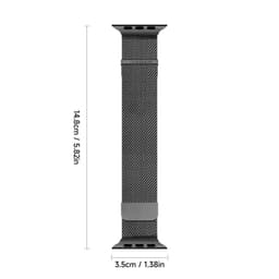 Apple Watch - DUX Milanese Pro Version Strap - 42mm/44mm/45mm/46mm(10.Gen)/49mm, Black – Bild 6
