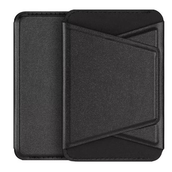 iP 12/13/14/15/16 Series . Dux Ducis Portefeuille magnétique en cuir PU avec MagSafe, noir