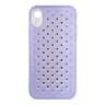 iPhone XR - Custodia traforata lavanda