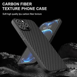 iPhone 7/8/SE 2020/SE 2022 - Robustes TPU-Case mit Carbon-Optik, Schwarz – Bild 6