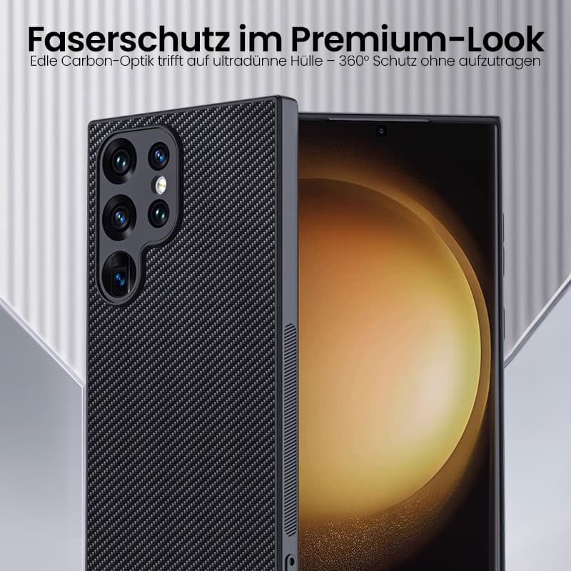 Xiaomi Mi 15 Ultra - Robustes TPU-Case mit Carbon-Optik, Schwarz – 4