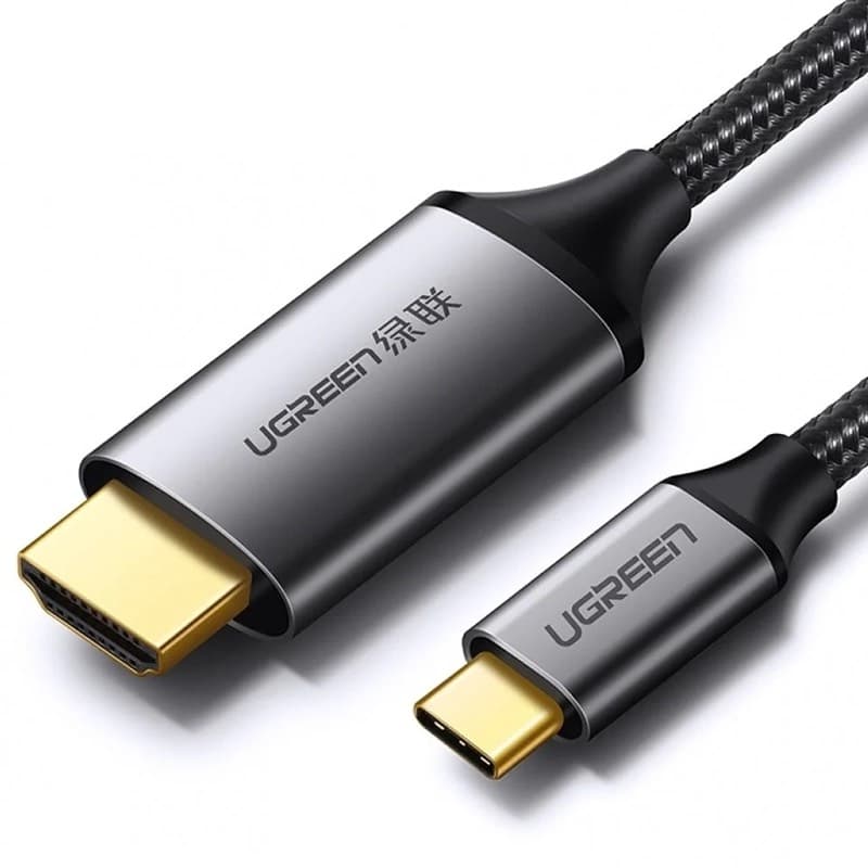 Ugreen – HDMI Kabel USB-C auf HDMI 4K 1.5 m (MM142 / 50570), grau/schwarz
