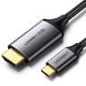 Ugreen – HDMI Kabel USB-C auf HDMI 4K 1.5 m (MM142 / 50570), grau/schwarz