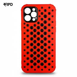 iPhone 12 Pro - Custodia traforata, rosso – Bild 1