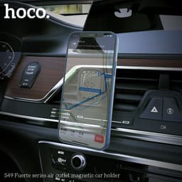 Hoco S49 Fuerte series air outlet magnetic car holder, schwarz – Bild 7