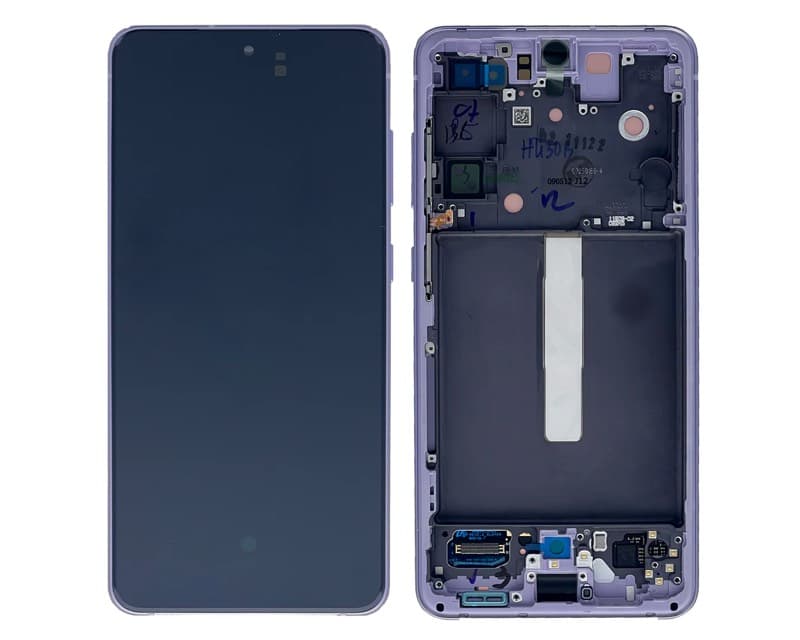 Samsung Galaxy S21 FE vetro anteriore / LCD lavanda viola, nuovo, originale SMG990B – 2