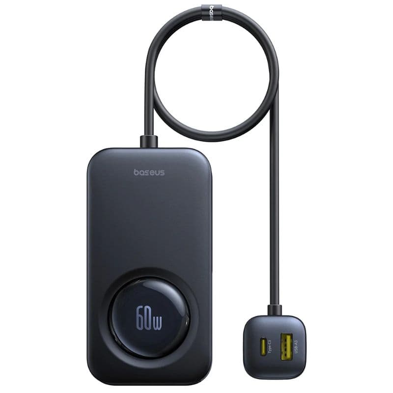 Baseus - Chargeur de voiture PrimeTrip 6-en-1, 105W Fast Charging, noir