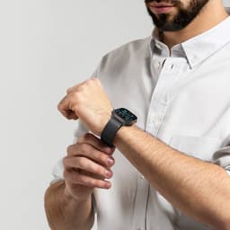 Apple Watch - DUX Milanese Air Version Strap - 42mm/44mm/45mm/46mm(10.Gen)/49mm, Black – Bild 8