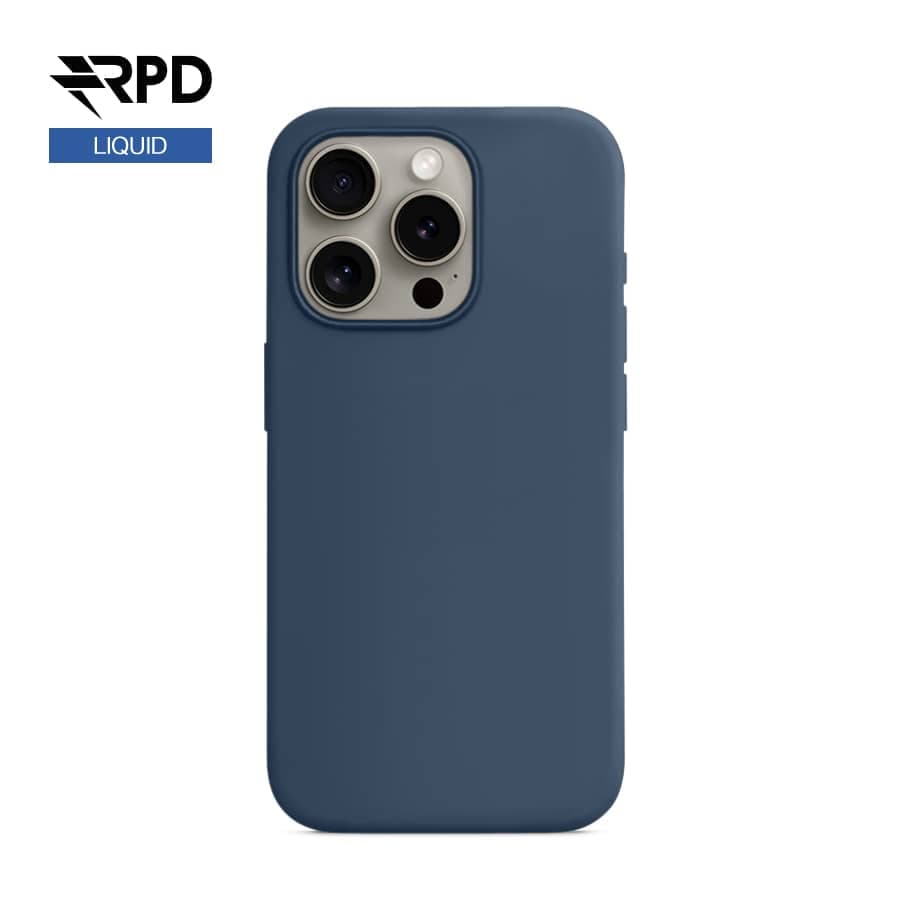 iPhone 16 Plus - Silikonhülle, Denim (Magsafe-Version)